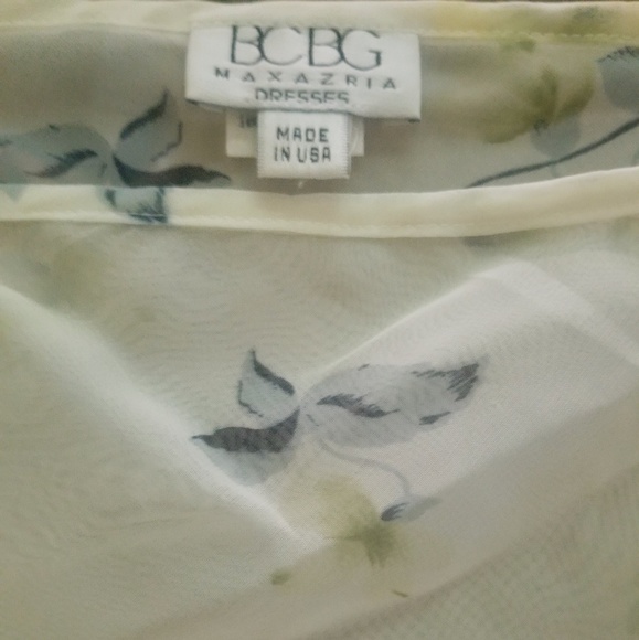 BCBG Maxazaria white floral dress - Picture 3 of 4